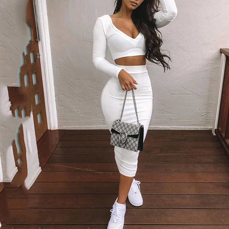 Sexy v-neck women cotton skirt suits autumn winter long sleeve 2 pieces elegant party clothes dress set
Sexy v-neck women cotton skirt suits autumn winter long sleeve 2 pieces elegant party clothes dress set