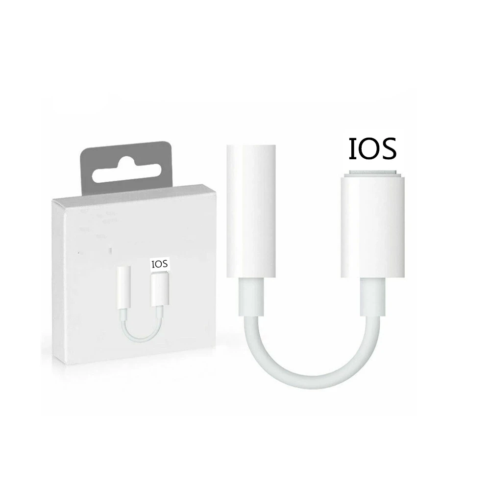 Lighting to 3.5mm Earphone Jack Adapter Earphone Aux Splitter Cable Headphone Adapter Cable, White
Lighting to 3.5mm Earphone Jack Adapter Earphone Aux Splitter Cable Headphone Adapter Cable, White