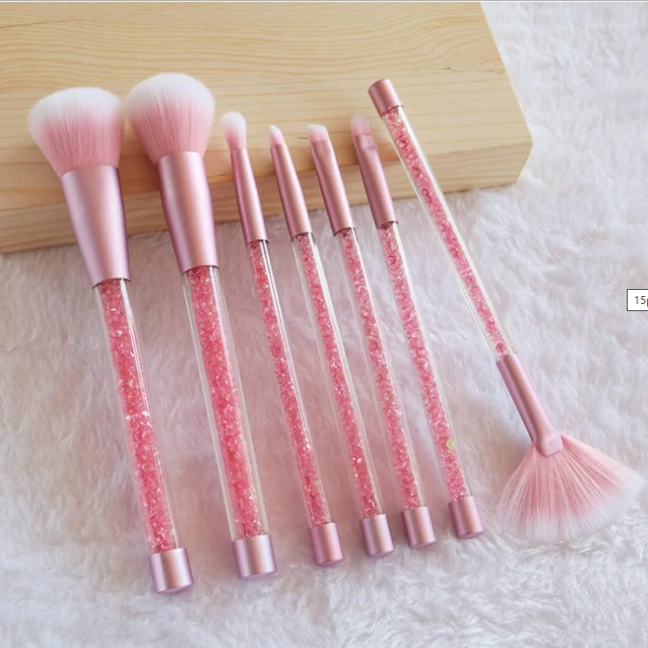2021 Private Label 7 Pcs Pink High quality best selling beauty crystal rhinestone makeup brush set custom makeup brushes case, Customized color
2021 Private Label 7 Pcs Pink High quality best selling beauty crystal rhinestone makeup brush set custom makeup brushes case, Customized color