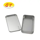 Tin Products Wholesale Custom Silver Tin Box For Electronic Products Packaging