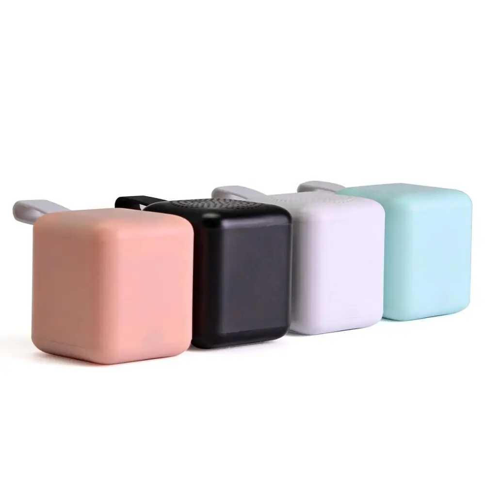 Creative gift m23p mini cuber portable bluetooth wireless mini speaker with LED light up logo - ANKUX.COM