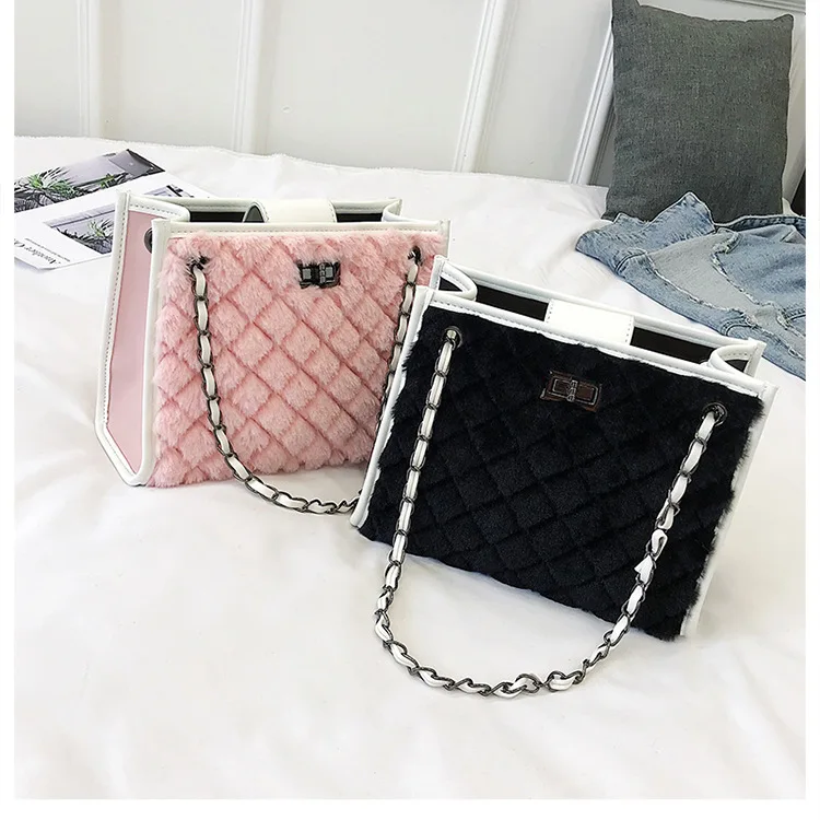 New winter Fur Purses Big Shopping handbag for female bag Crossbody Tote Shoulder Bag Purses And Handbags, Customizable
New winter Fur Purses Big Shopping handbag for female bag Crossbody Tote Shoulder Bag Purses And Handbags, Customizable