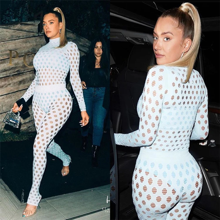 New Arrivals See Through Ripped 2 Piece Set Women Spring Women Clothing 2021 Sexy Outfits Two Piece Pant Sets For Women
New Arrivals See Through Ripped 2 Piece Set Women Spring Women Clothing 2021 Sexy Outfits Two Piece Pant Sets For Women