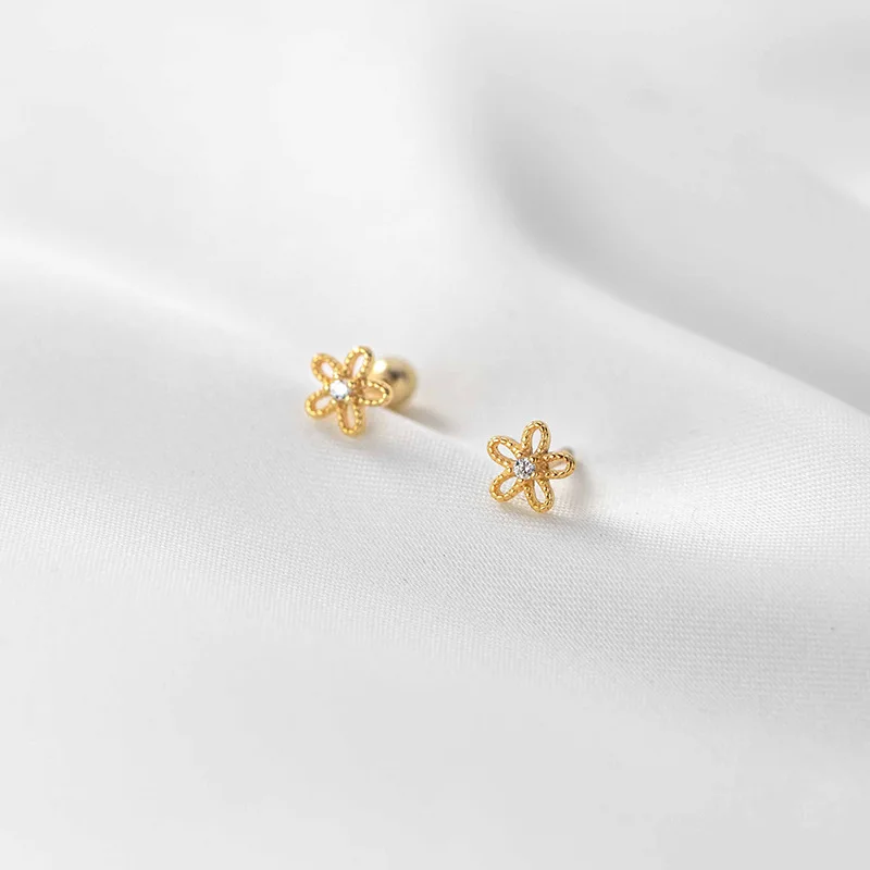 Sweet Cute Jewelry CZ Crystal Flower S925 Silver Screw Back Earrings Cubic Zircon Flower Sterling Silver Stud Earrings
Sweet Cute Jewelry CZ Crystal Flower S925 Silver Screw Back Earrings Cubic Zircon Flower Sterling Silver Stud Earrings