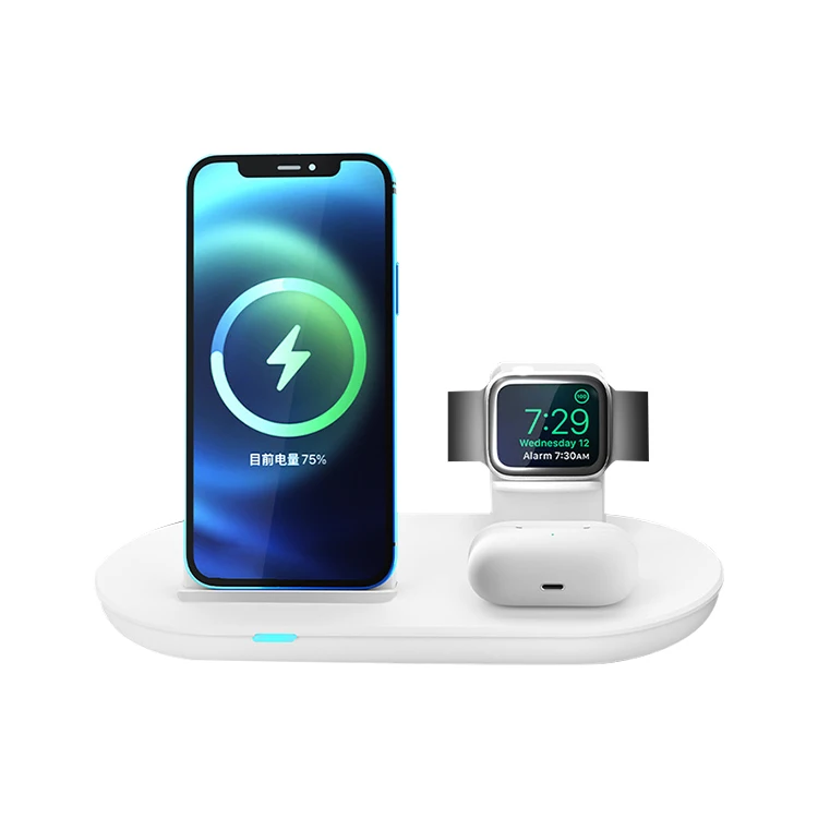 New Arrival 3 In 1 Wireless Charger Mobile Phone Watch Earphone Wireless Charger, Black,white
New Arrival 3 In 1 Wireless Charger Mobile Phone Watch Earphone Wireless Charger, Black,white