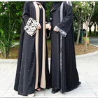 Muslim Dress Long High-End Long-Sleeve Outerwear Women Gown Cardigan Dress Arab