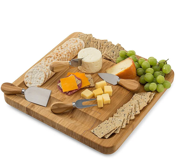 Custom Factory direct cheap price cheese board set cheese board bamboo cheese cutting board set, Natural
Custom Factory direct cheap price cheese board set cheese board bamboo cheese cutting board set, Natural