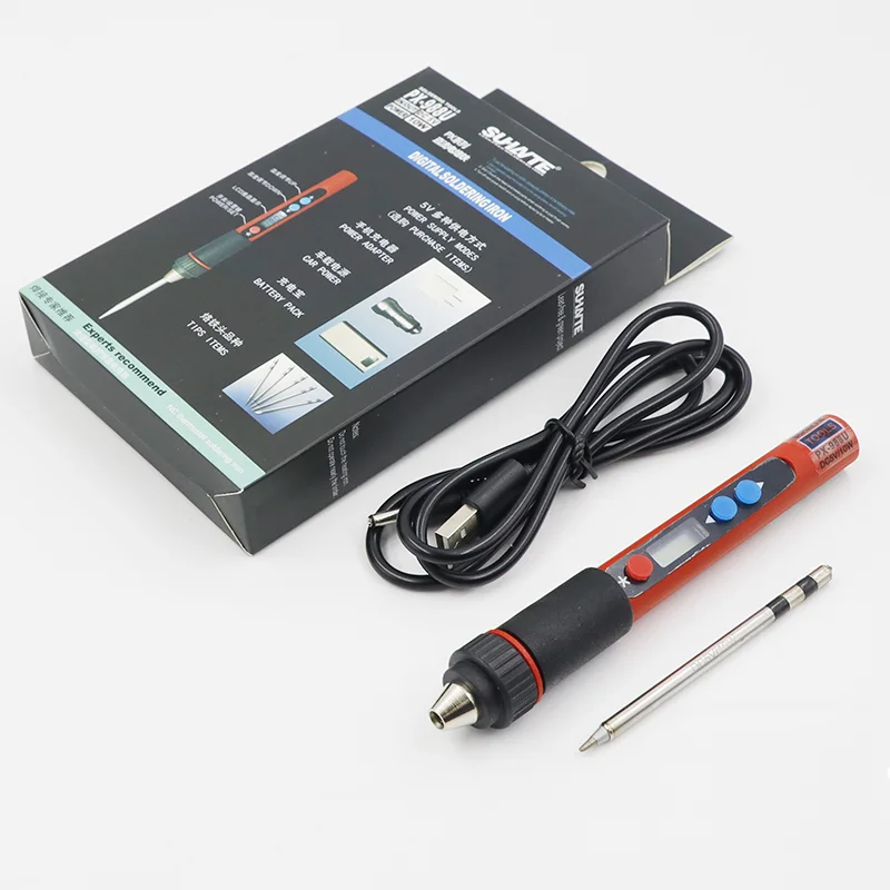 5v2a small portable digital display home outdoor adjustable temperature hand-made welding usb electric soldering iron
5v2a small portable digital display home outdoor adjustable temperature hand-made welding usb electric soldering iron