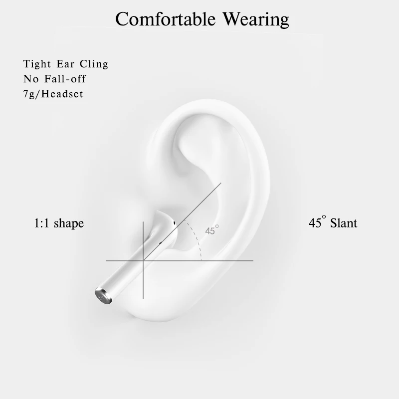 Relaxing music player tws i12 telephone headsets wireless earphones bluetooth - ANKUX.COM