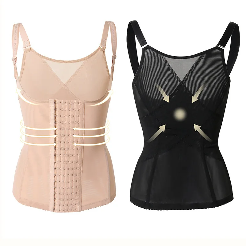 Body shaping corset six breasted waist tightening vest body beauty shapewear underwear for women
Body shaping corset six breasted waist tightening vest body beauty shapewear underwear for women