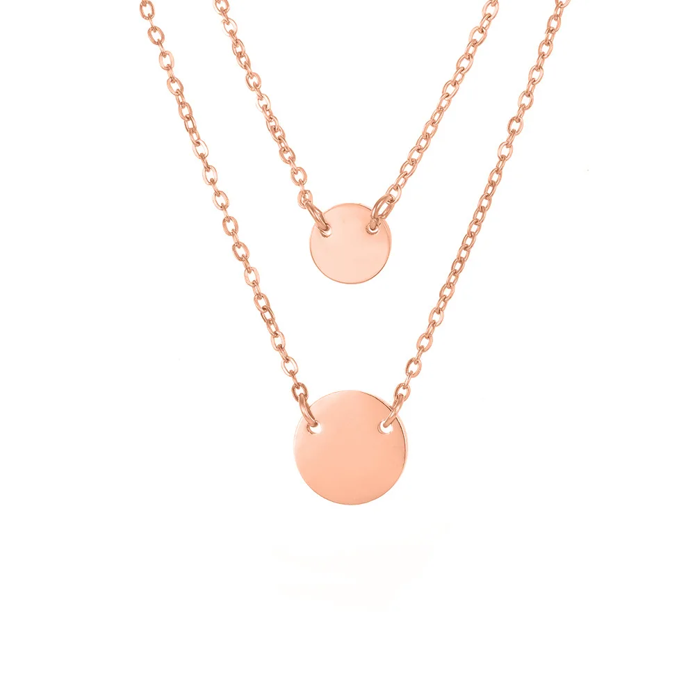 Rose Link Chain Necklace 14k Gold Plated Stainless Steel DIY round pendant bar necklace
Rose Link Chain Necklace 14k Gold Plated Stainless Steel DIY round pendant bar necklace