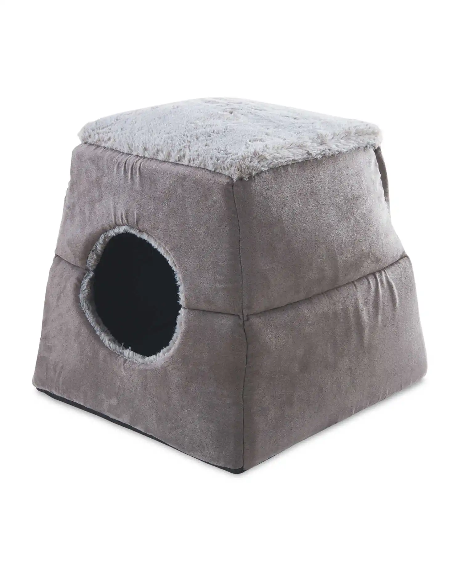 Pet Collection Grey 2-In-1 foldable Cat Cave indoor/outdoor warm cat house, Picture
Pet Collection Grey 2-In-1 foldable Cat Cave indoor/outdoor warm cat house, Picture