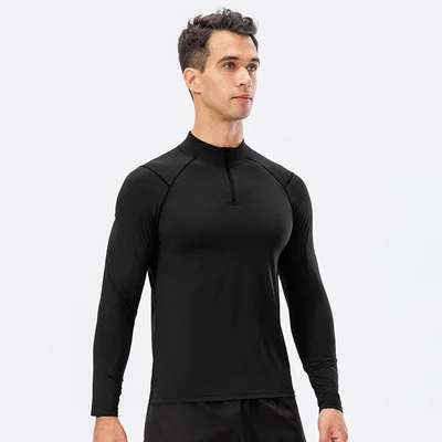 Men's Pure Color Sports Tight Elastic Sweating Quick Drying Long Sleeved Sports Shirt blank Compression keep warm Fitness Shirt
Men's Pure Color Sports Tight Elastic Sweating Quick Drying Long Sleeved Sports Shirt blank Compression keep warm Fitness Shirt