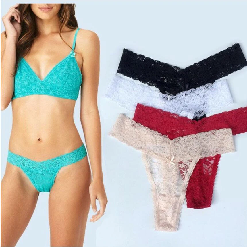 Lady Sexy Lace T-Back Transparent Sexy Underwear Panties and thongs for woman, Black
Lady Sexy Lace T-Back Transparent Sexy Underwear Panties and thongs for woman, Black