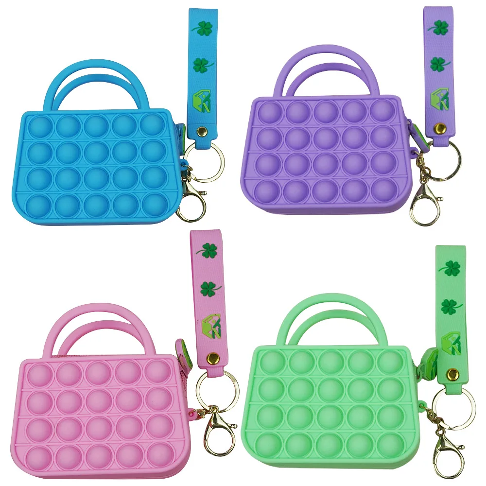 Professional Wholesale Customizable Diy Silicone Mini Fidget Popper Lady Handbag Purse for Ladies Girls Push bubble bags, Picture
Professional Wholesale Customizable Diy Silicone Mini Fidget Popper Lady Handbag Purse for Ladies Girls Push bubble bags, Picture