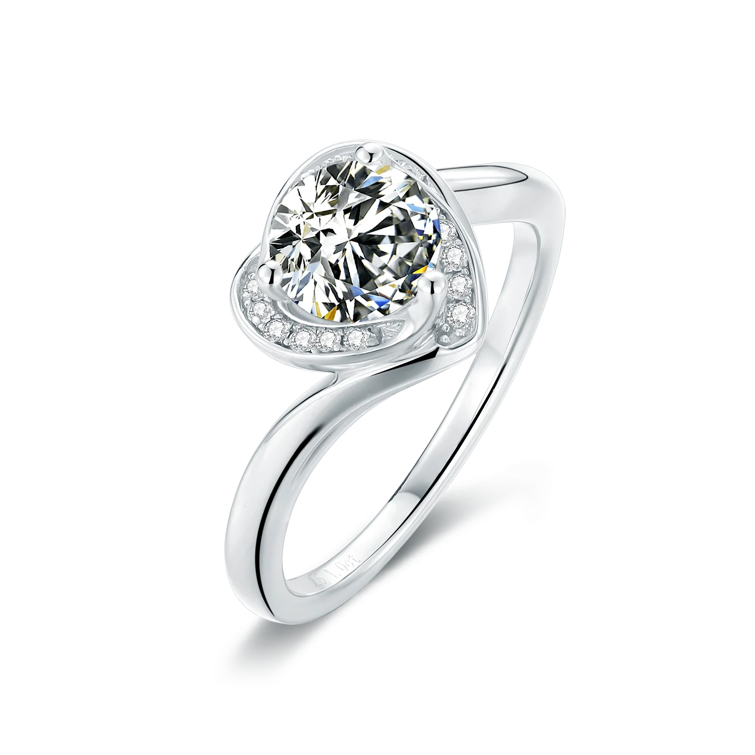 Thriving Gems Love Story Heart Silver Rings Women 1carat Wedding Engagement Couple Ring
Thriving Gems Love Story Heart Silver Rings Women 1carat Wedding Engagement Couple Ring