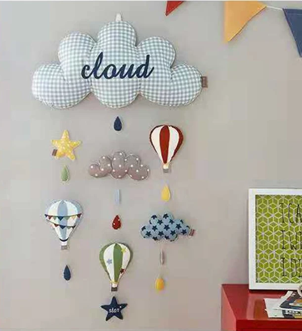 Ins creative star cloud rocket DIY bed bell kids room soft decoration wall pendant hanging ornaments
Ins creative star cloud rocket DIY bed bell kids room soft decoration wall pendant hanging ornaments
