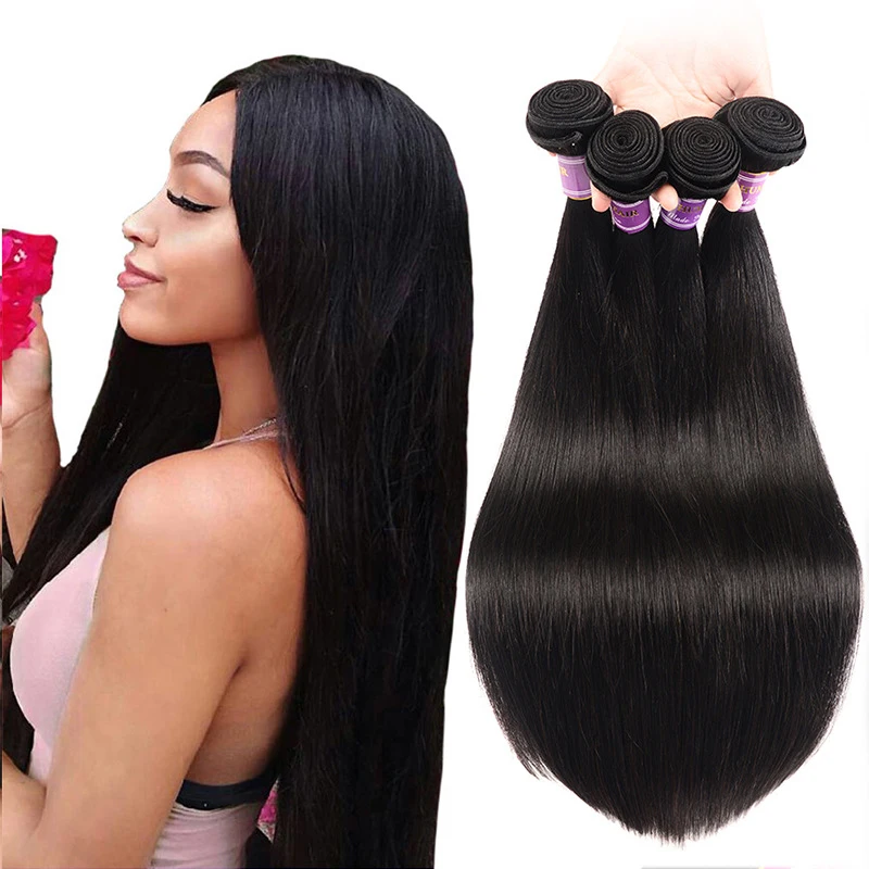 Brazilian Straight Human Hair Bundles Cheap Natural Color Remy Cuticle Aligned Human Hair Weave Bundles Extensions, Natural colors
Brazilian Straight Human Hair Bundles Cheap Natural Color Remy Cuticle Aligned Human Hair Weave Bundles Extensions, Natural colors