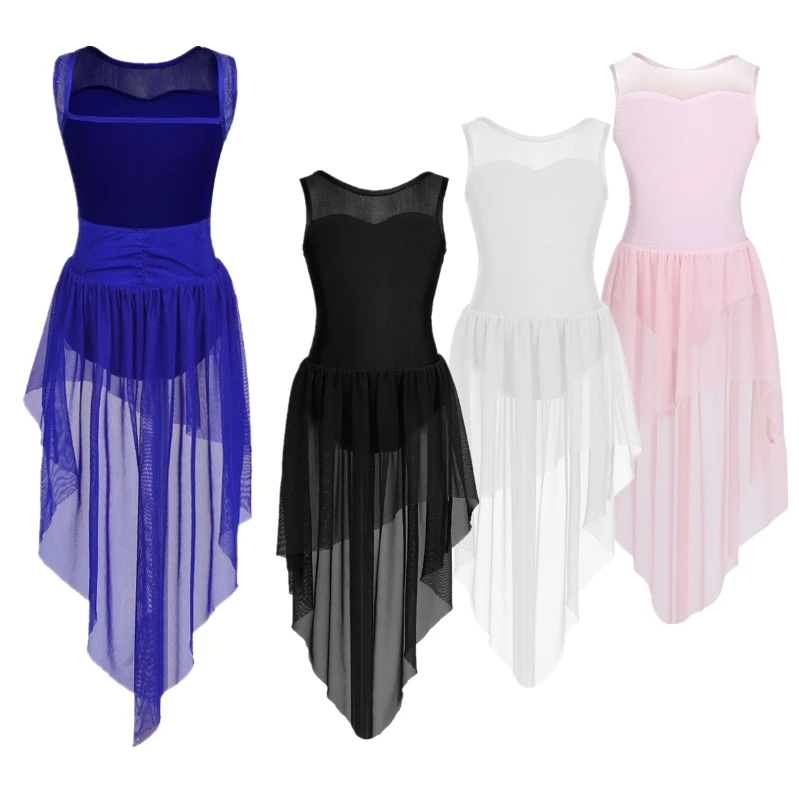 In Stock Girls High-low Hem Dress Sleeveless Ballet Dance Gymnastics Leotard Skirt Costumes
In Stock Girls High-low Hem Dress Sleeveless Ballet Dance Gymnastics Leotard Skirt Costumes