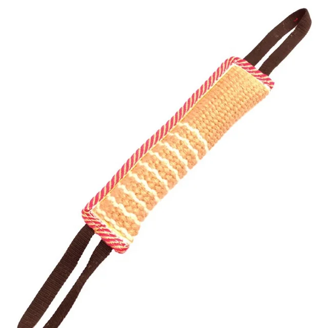 1 Pc Dog Tug Toy Bite Pillow Strong Pull Dog Training with 2 Rope Handle Bite Tooth Cleaning Toy, 2 color
1 Pc Dog Tug Toy Bite Pillow Strong Pull Dog Training with 2 Rope Handle Bite Tooth Cleaning Toy, 2 color