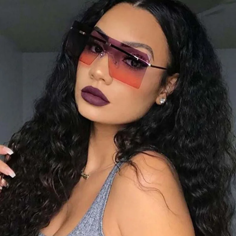 2021 2020 Hot Sell Women Retro Vintage Sunglasses Luxury Fashion Big Shades Oversized Rimless Sunglasses For Women, Custom colors
2021 2020 Hot Sell Women Retro Vintage Sunglasses Luxury Fashion Big Shades Oversized Rimless Sunglasses For Women, Custom colors