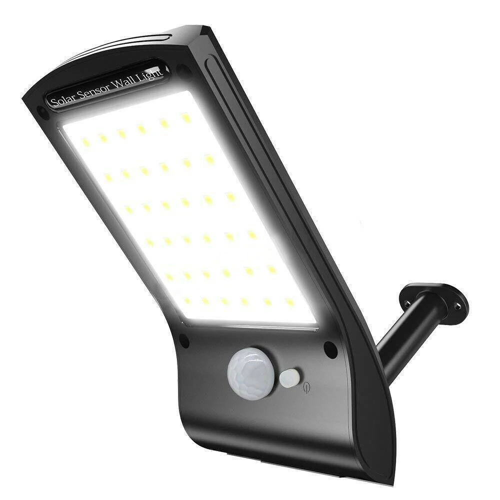 36LED Solar Wall Light 280LM Motion Detection White Light 1.2W 3.7V 1200mah 18650 Battery Solar Panel 5.5V 120ma 0.7W
36LED Solar Wall Light 280LM Motion Detection White Light 1.2W 3.7V 1200mah 18650 Battery Solar Panel 5.5V 120ma 0.7W
