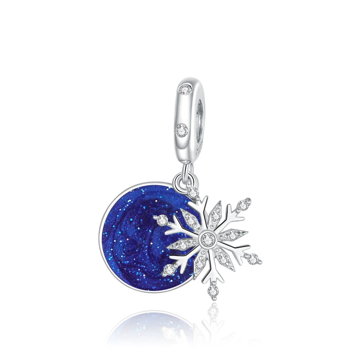 BAMOER Snowy Night Sky Pendant Charm Silver 925 Original Beads Fashion silver Jewelry Diy make Gifts Girl Accessories BSC367, Blue
BAMOER Snowy Night Sky Pendant Charm Silver 925 Original Beads Fashion silver Jewelry Diy make Gifts Girl Accessories BSC367, Blue