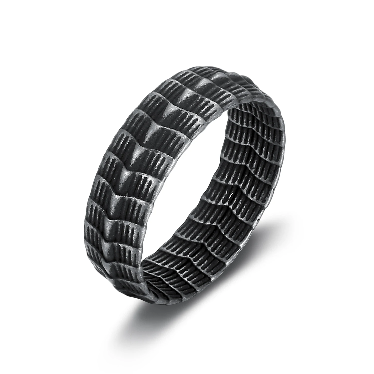 Custom fashion vintage iron color stainless steel dragon scale spine band rings for men women, Silver,gold
Custom fashion vintage iron color stainless steel dragon scale spine band rings for men women, Silver,gold