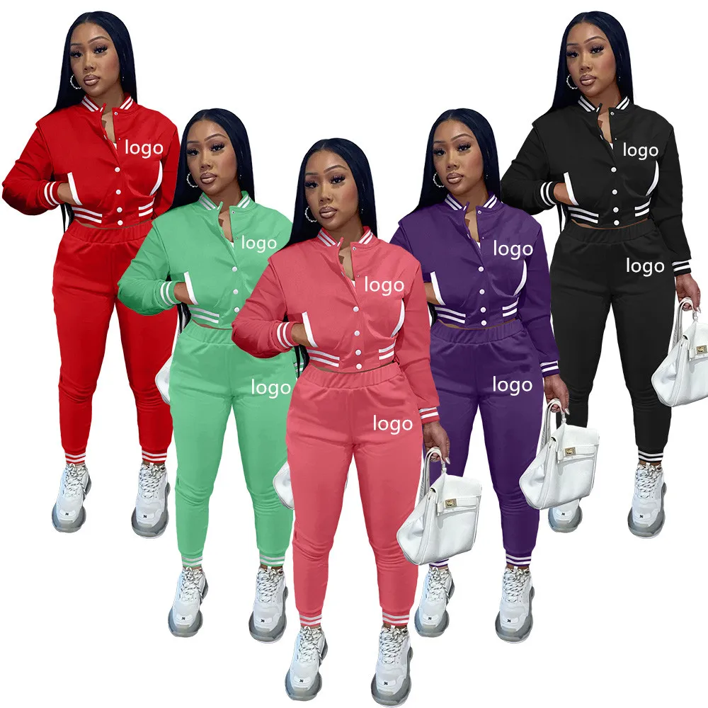 Custom Logo Designer Plain Jacket Set Long Sleeve Jogging Sweatsuit Baseball Track suit Two Piece Pants Sports Suit For Women, 5 colors
Custom Logo Designer Plain Jacket Set Long Sleeve Jogging Sweatsuit Baseball Track suit Two Piece Pants Sports Suit For Women, 5 colors