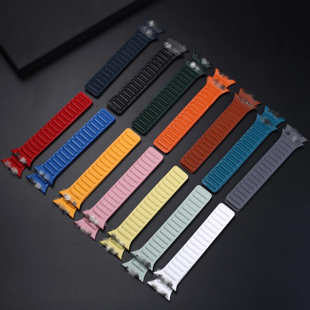 High-Density Large Magnets Magnetic Genuine Leather Loop Replacement Strap Wristband For Apple Watch series
High-Density Large Magnets Magnetic Genuine Leather Loop Replacement Strap Wristband For Apple Watch series