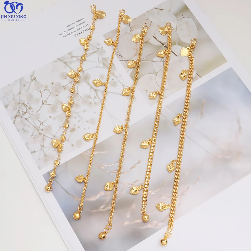 JXX Lady Gold Charm Bracelet Hot Selling Newest Fashion Chain Gold Heart Bracelet Woman
JXX Lady Gold Charm Bracelet Hot Selling Newest Fashion Chain Gold Heart Bracelet Woman