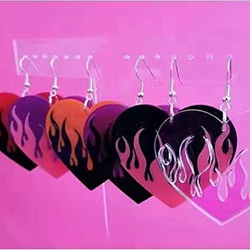 2021 Hot Sale Halloween Resin Earrings Multicolor Drop Earrings Personality Heart Earrings for Women Girls, Picture shows
2021 Hot Sale Halloween Resin Earrings Multicolor Drop Earrings Personality Heart Earrings for Women Girls, Picture shows