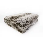 Super soft long hair plush large faux fur blanket mink faux fur throw blanket