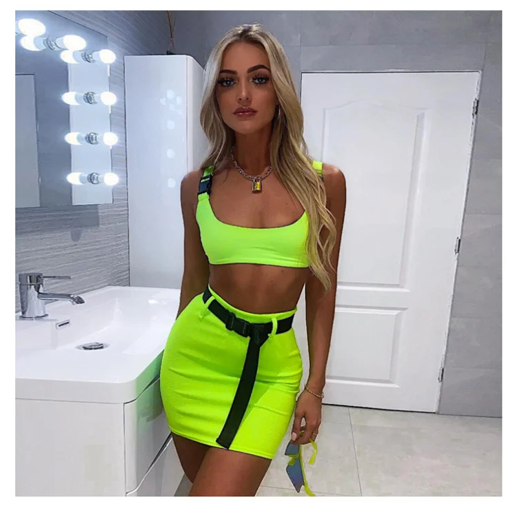 Womens Fashion Summer Two Piece Set Sleeveless Backless Mini Sexy Girl Skirt, Green, rose red, orange
Womens Fashion Summer Two Piece Set Sleeveless Backless Mini Sexy Girl Skirt, Green, rose red, orange