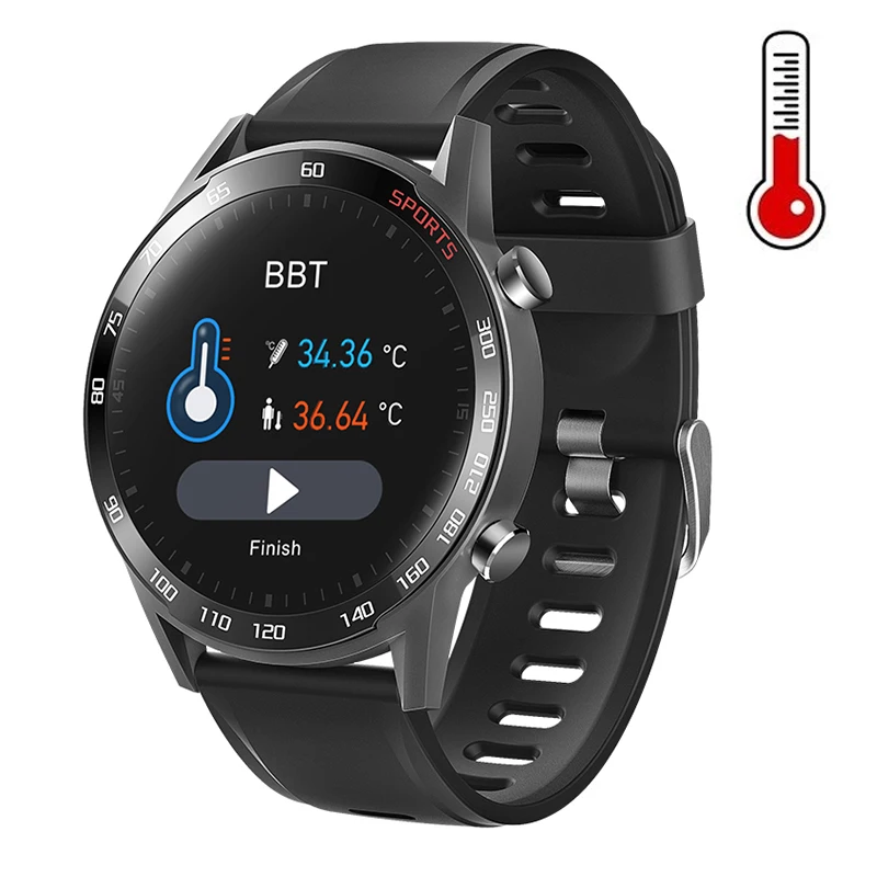Women Smart Watch T23 Body Temperature Heart Rate Blood Pressure Men Sports Tracker Smartwatch 1.3 inch Round Screen Wristband
Women Smart Watch T23 Body Temperature Heart Rate Blood Pressure Men Sports Tracker Smartwatch 1.3 inch Round Screen Wristband