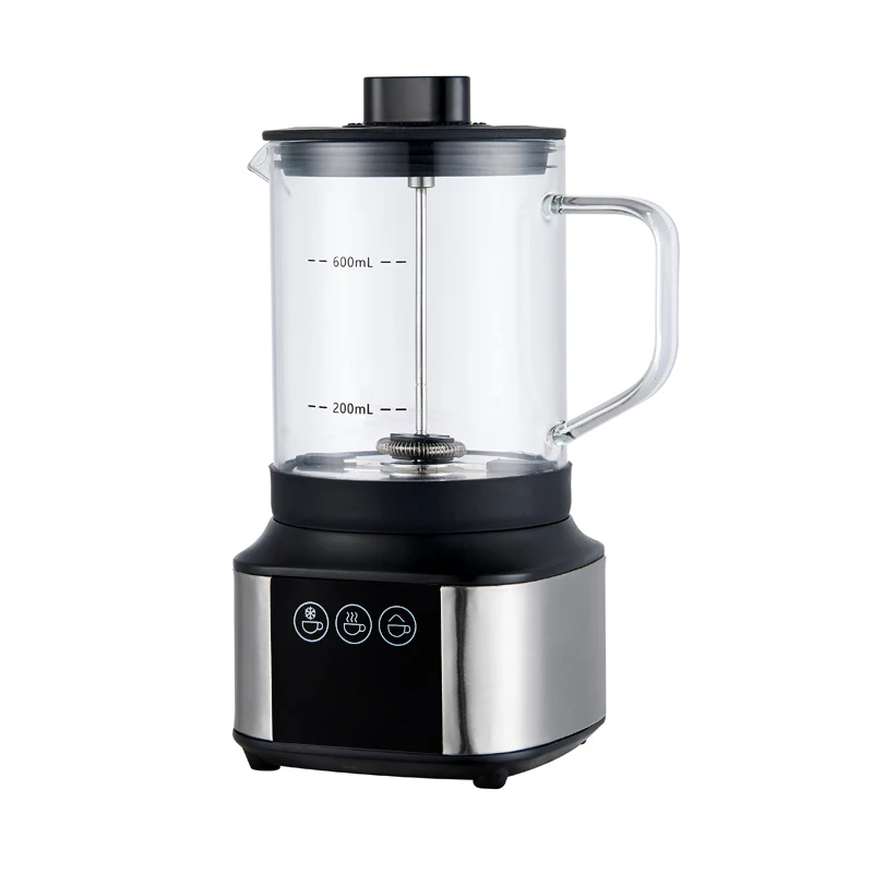 Hibrew Portable Steel Mesh Automatic Frothing Foamer Stainless Steel Electric Milk Frother With Lid, Black
Hibrew Portable Steel Mesh Automatic Frothing Foamer Stainless Steel Electric Milk Frother With Lid, Black