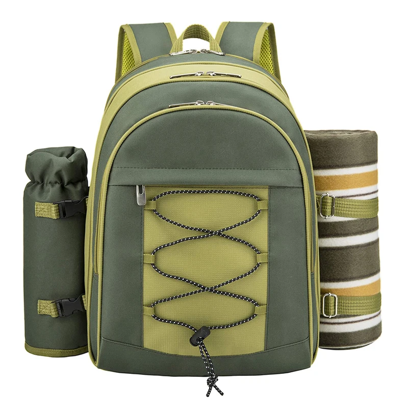 Picnic Bag Backpack Insulated Picnic Cooler Backpack Picnic Set For 2 person with Cooler Compartment Includes Tableware & Fleece
Picnic Bag Backpack Insulated Picnic Cooler Backpack Picnic Set For 2 person with Cooler Compartment Includes Tableware & Fleece