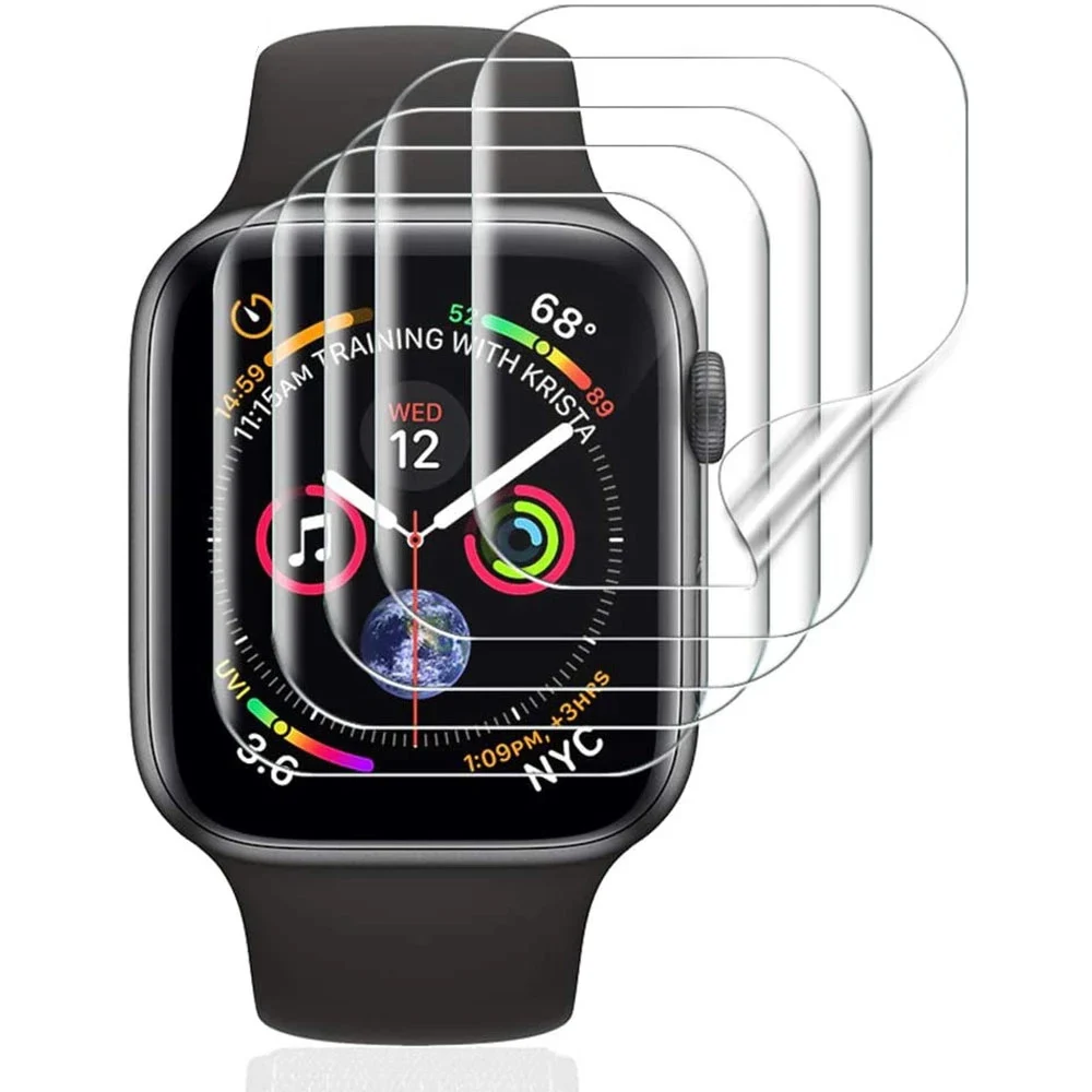 3D Clear Screen Protector Soft Hydraulic Film For Apple Watch 44 40 38 42 Curved Edge Frame For iWatch Series 6 se 5 T500 W26
3D Clear Screen Protector Soft Hydraulic Film For Apple Watch 44 40 38 42 Curved Edge Frame For iWatch Series 6 se 5 T500 W26