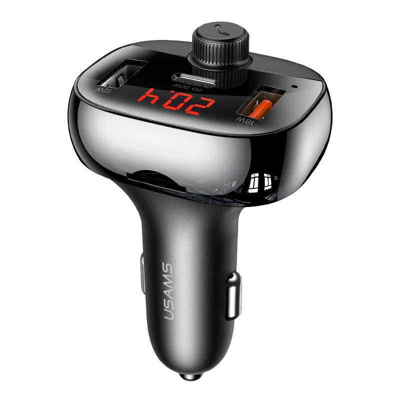 USAMS Handsfree Car Kit with Car Voltage 50W Fast Charger with Wireless Radio Transmitter Adapter Receiver
USAMS Handsfree Car Kit with Car Voltage 50W Fast Charger with Wireless Radio Transmitter Adapter Receiver