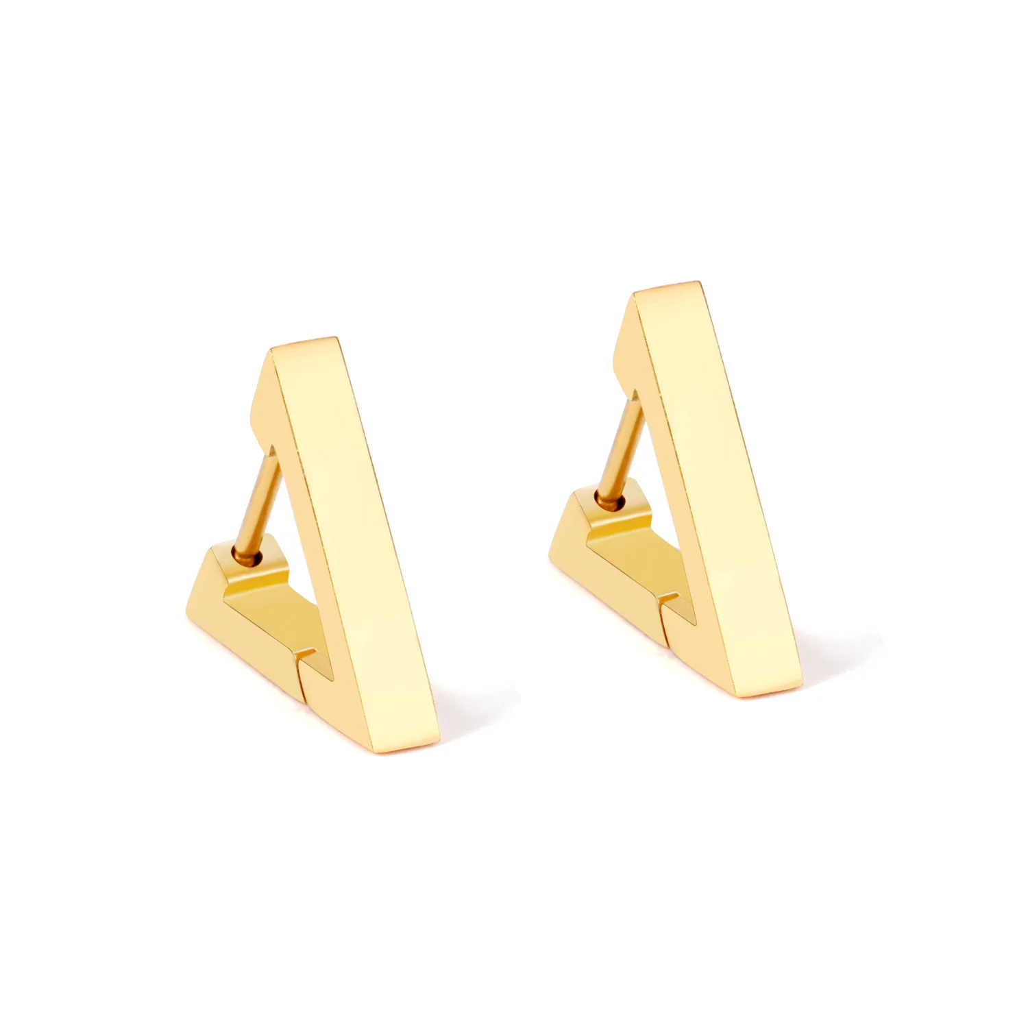 Factory Direct wholesale new stylish and simple personality versatile ins triangle ear clip stainless steel earrings, Silver-gold-rose gold
Factory Direct wholesale new stylish and simple personality versatile ins triangle ear clip stainless steel earrings, Silver-gold-rose gold