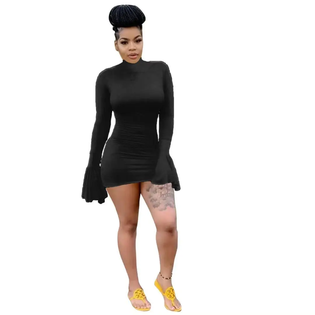 New Fashion Solid Color Bodycon Elegant Sexy Club Party Lady Girl Mini Bright Casual Women Dresses
New Fashion Solid Color Bodycon Elegant Sexy Club Party Lady Girl Mini Bright Casual Women Dresses