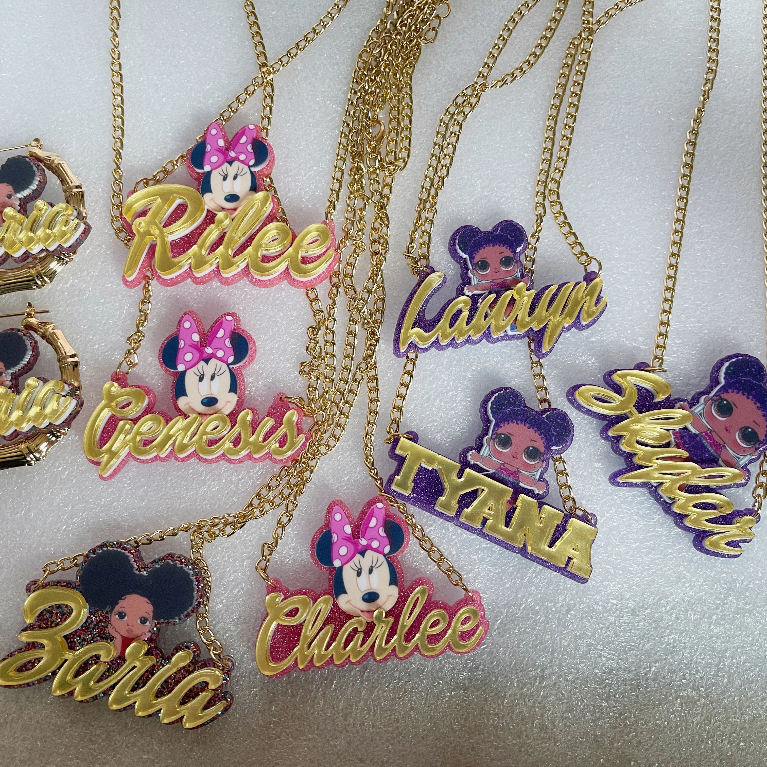 2021 New Products Custom Baby Name Necklaces Pendant Fashion Women Kids Gifts Name plates Acrylic Name Jewelry, Gold, silver, rose gold
2021 New Products Custom Baby Name Necklaces Pendant Fashion Women Kids Gifts Name plates Acrylic Name Jewelry, Gold, silver, rose gold