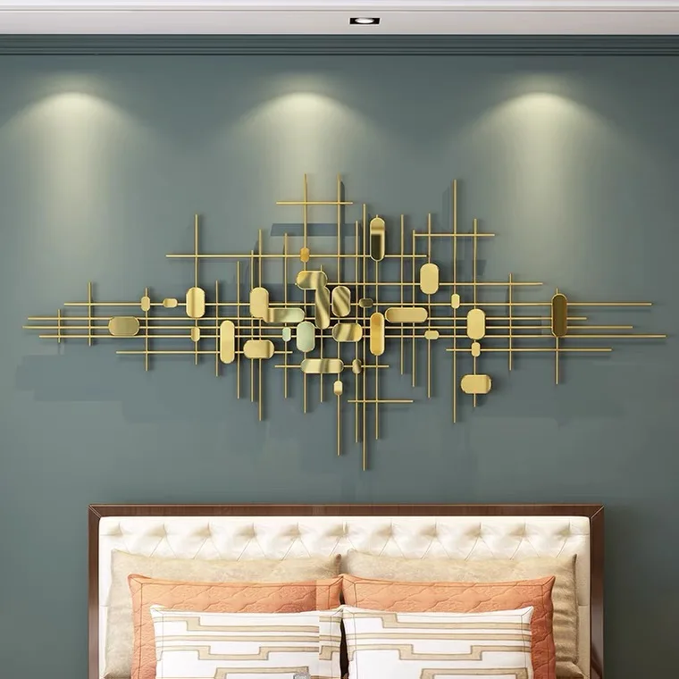 Wrought iron wall decorations hanging light luxury sofa background wall decoration painting living room wall
Wrought iron wall decorations hanging light luxury sofa background wall decoration painting living room wall