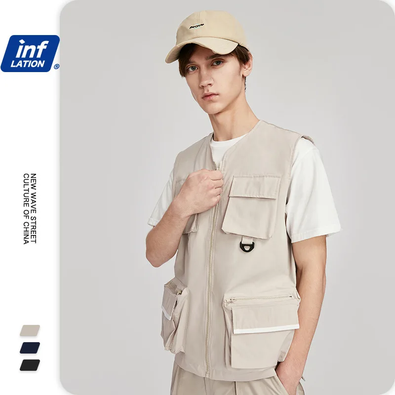 INFLATION Men Streetwear Tracksuit Hip Hop Men Core Vest Sleeveless Utility Gilet Compression Shorts Elastic Waist Men Shorts, Black,apricot,navy blue
INFLATION Men Streetwear Tracksuit Hip Hop Men Core Vest Sleeveless Utility Gilet Compression Shorts Elastic Waist Men Shorts, Black,apricot,navy blue