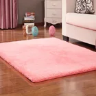 Customized Size Beautiful Soft Bedroom Carpet Pure Color Warm Floor Rug