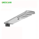 Integrated Solar Street Light Led Lamp Aluminum Alloy Case Dusk To Down Lighting 5-7 Cloudy Rainy Days