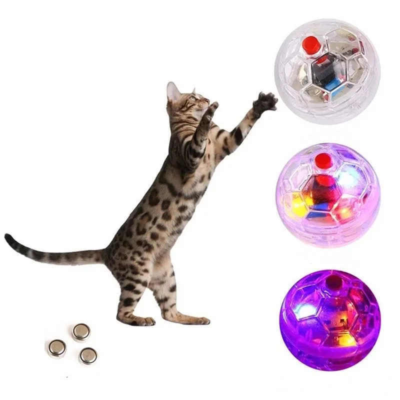 New Design Pet Transparent Cat Toy Interact Ball Luminous Led Cat Ball Toy
New Design Pet Transparent Cat Toy Interact Ball Luminous Led Cat Ball Toy