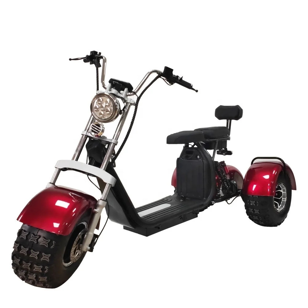 2020 Citycoco 3 Wheel Scooters 2000w Powerful Fast Off Road Scooter Electric Motorcycle with Fat Tire Road Condition, Black
2020 Citycoco 3 Wheel Scooters 2000w Powerful Fast Off Road Scooter Electric Motorcycle with Fat Tire Road Condition, Black