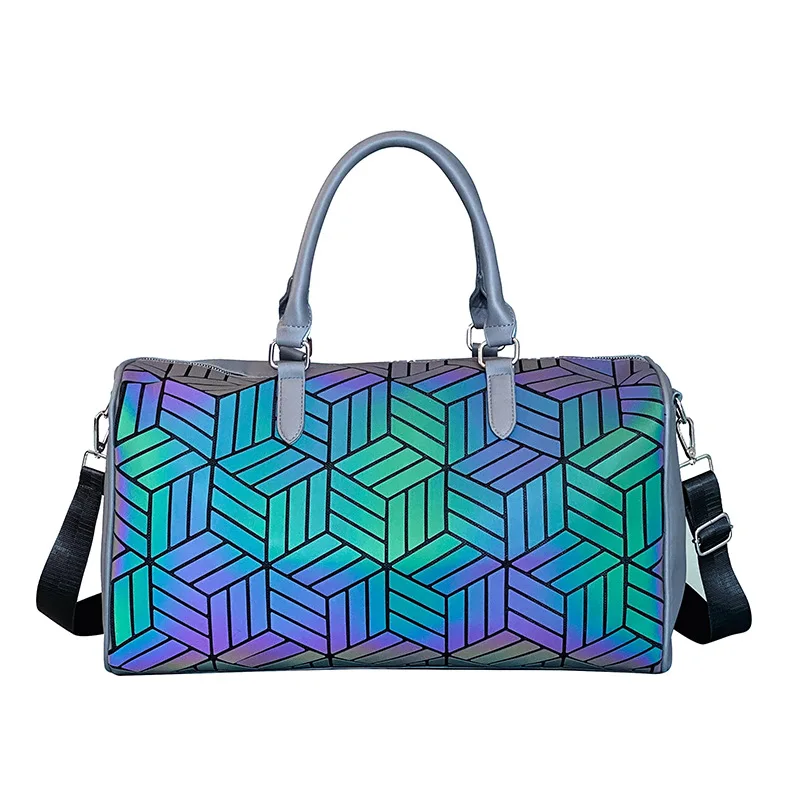 2021 Luminous Color Change Reflective Large Capacity travel bag Carry On Luggage Waterproof Fitness Shoulder Bag For Women, Customized color
2021 Luminous Color Change Reflective Large Capacity travel bag Carry On Luggage Waterproof Fitness Shoulder Bag For Women, Customized color