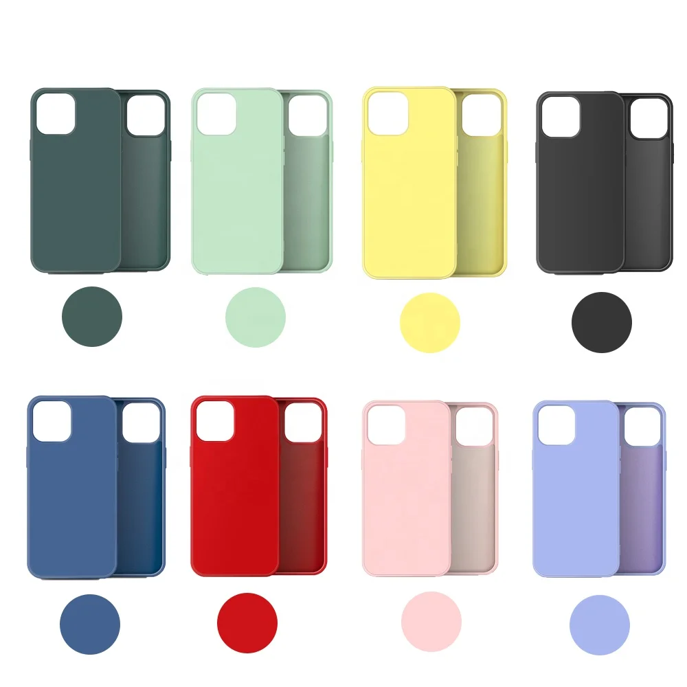 2021 New soft Shockproof Thin Anti-knock Candy Color premium Silicon Liquid Silicone mobile phone case For iphone 12 11
2021 New soft Shockproof Thin Anti-knock Candy Color premium Silicon Liquid Silicone mobile phone case For iphone 12 11